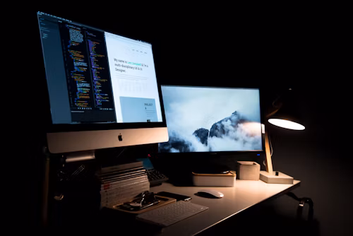 Modern website design preview